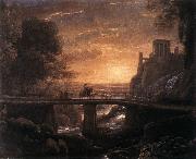 Claude Lorrain Imaginary View of Tivoli dfg Sweden oil painting reproduction